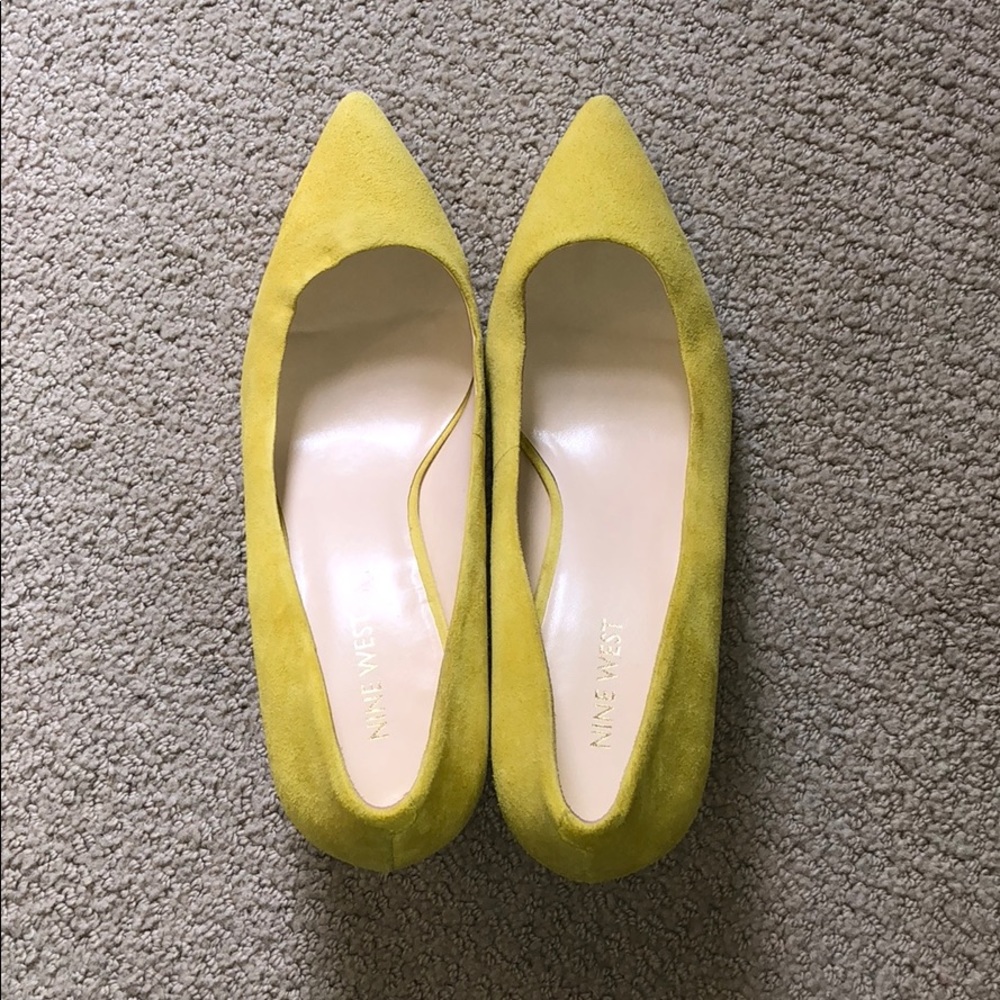 Nine West suede kitten heels